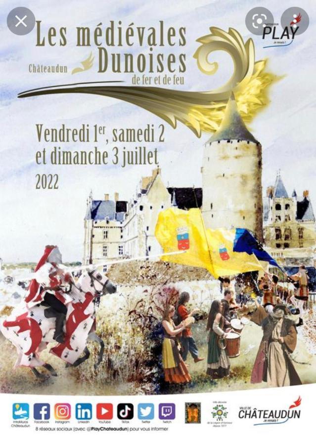 Appartement Le Relais Dunois de Napoléon à Châteaudun Extérieur photo